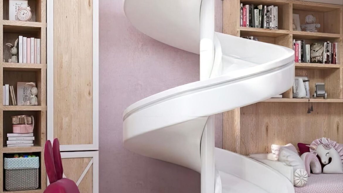 Transformez votre intérieur avec un escalier toboggan sur mesure !